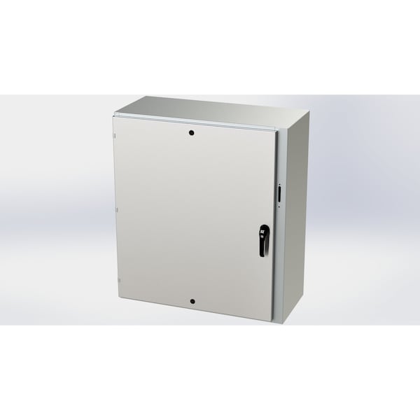 3 Point Latch Electrical Enclosures, 42 in H, 16 in D, 37.38 in W, NEMA 3R, 4, 4X, 12, 13
